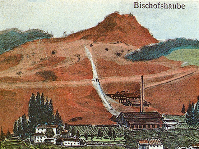 Historische Landkarte der Bischofshaube