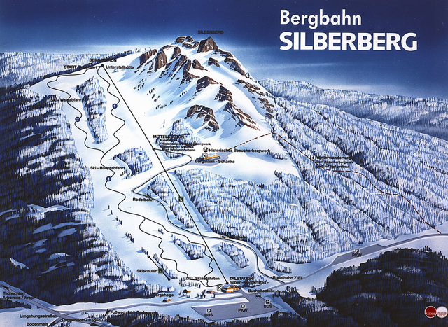 Skigebiet des Silberbergs